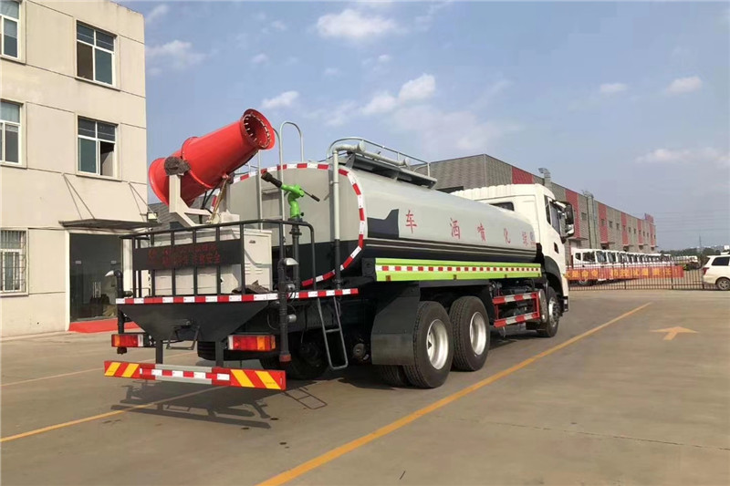 東風(fēng)天龍后八輪20噸噴霧車，國(guó)六綠化噴灑車