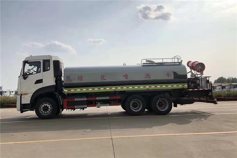 東風(fēng)天龍后八輪20噸噴霧車，國(guó)六綠化噴灑車